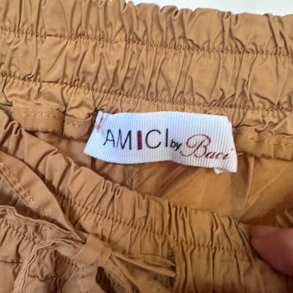 Amici by Baci Elastic Drawstring Pouch Pocket Pants - Picture 3 of 6